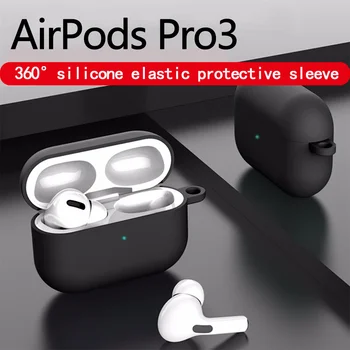 For Apple AirPods Pro Mat Sort Øretelefon Sag Cool Maleri Brev Blød Silikone Stel Øretelefonerne Anti -cratch Beskyttende Sag