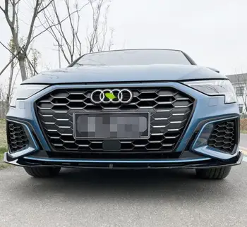 For Audi A3 Front skovl Body kit spoiler 2021-2022 For Audi A3 -bc ABS Bageste læbe spoiler forreste Kofanger Diffuser Kofangere Protector