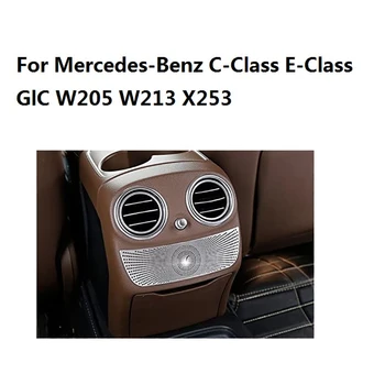 For Benz C E Klasse GLC GLA W205 W213 X253 Bil Rustfrit Stål Bageste Armlæn luftskrue Outlet Horn Dække Trim Tilbehør