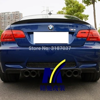 For BMW E92 Spoiler 3-Serie 2-Dørs E92 M3 & E92 2005 - 2012 Carbon Fiber Bag tagspoiler Fløj Kuffert Læbe Boot Dække Bil Styling