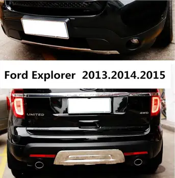 For Ford Explorer 2013..Kofanger Protector Guard Anti-skærmplade Højkvalitets Rustfrit Stål Front+Bag Bilen Tilbehør