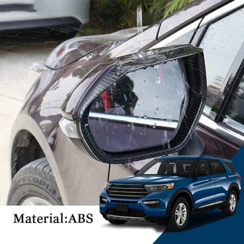 For Ford Explorer 2020 Bil bakspejl Regn Øjenbryn Deflektor Vinger Rear View Mirror Frame Dekoration Dække Trim