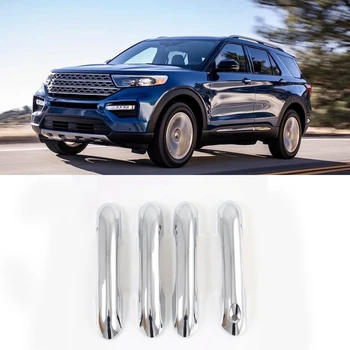 For Ford Explorer 2020 Bilens dørhåndtag Døren Protector Håndtag Skål Dække Trim ABS Chrome-Bil Styling Tilbehør 4stk