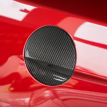 For Ford Mustang 2016 2017 2018 2019 Tilbehør Hårdt Carbon Fiber Sticker Bilen Tankdækslet Brændstoftankdæksel