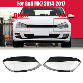 For Golf 7 MK7 2016 2017 bilforlygte Dække Klar Linse Forlygten Lampeskærm Shell