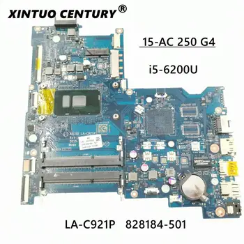 FOR HP 15-AC 15T-AC100 laptop bundkort 828184-501 828184-001 828184-601 ASL50 LA-C921P DDR3 W/ i5-CPU 6200U