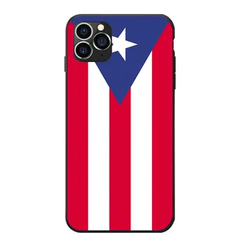 For Huawei Maimang Nova 2 3 4 5 6 8 i S Pro Plus Puerto Rico Nationale Flag og våbenskjold Tema Blødt TPU Telefonen Tilfælde Dækker