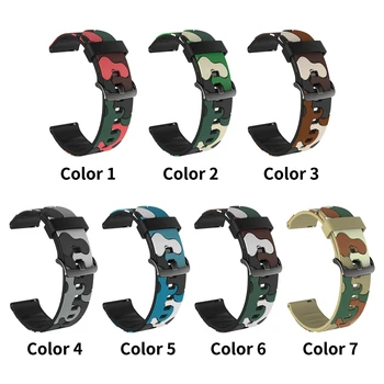 For Huawei Ur GT 2 Pro Camouflage Sport Silikone Håndledsrem Band Armbånd til Ur GT 2e GT2 42mm 46mm Watchbands