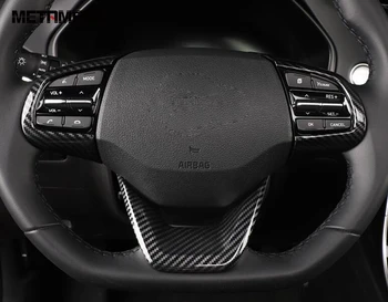 For Hyundai Cantus Creta ix25 2020 2021 Carbon Fiber Rattet Dække Trim Dekoration Ramme Indvendigt Tilbehør Bil Styling