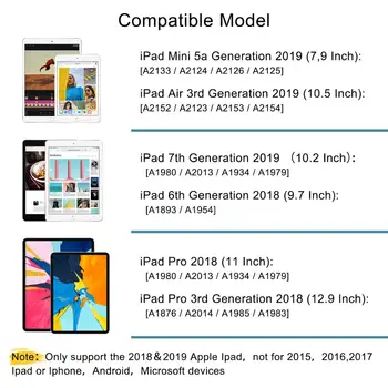 For iPad Blyant Apple Blyant til iPad 2 1 7 8 11 12.9 2018 Stylus Pen til iPad Luft 4 3 Mini 5 10.2 7.9 2019 iPad Tilbehør