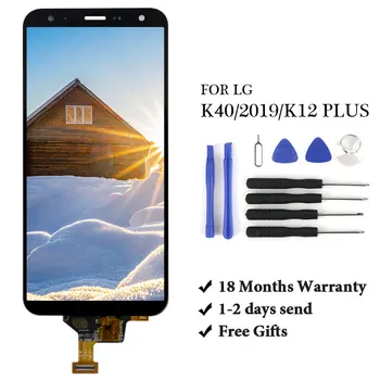 For LG K4 2017 M160 M151 LCD-For LG K50 2019 Q60 Touch Screen Til LG K40 2019 K12 Plus Skærm Digitizer Assembly
