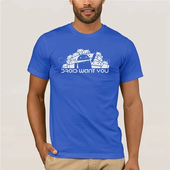 For mans W Mænd T-shirt Programmør Sjove Android Logo Homme Print Bomuld kortærmet Afslappet O-hals Fashion sommer T-shirt