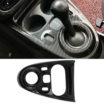 For Mercedes-Benz 453 Fortwo Forfour ABS Bil Gear Shift Knappen Panel Frame Cover Trim Bil Styling