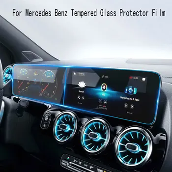For Mercedes Benz GLE GLS G S Glas W167 V167 GLE350/450 X167 G463 G500 W222 Bil Navigation Screen Hærdet Glas Beskytter Film