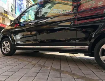 For Mercedes-Benz V Klasse W447 2016 2017 Krom plast Tilbehør Udvendige Bil Dør Kroppen Støbning Streamer Låg Trim