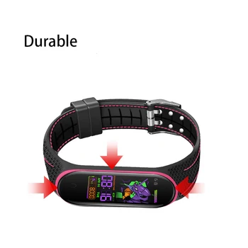 For Mi Band 5 6 Strap Watch Band For Xiaomi Mi-Band 4 Rem Silikone Armbånd Til Xiao Mi MiBand 3 Armbånd NFC Globale Band