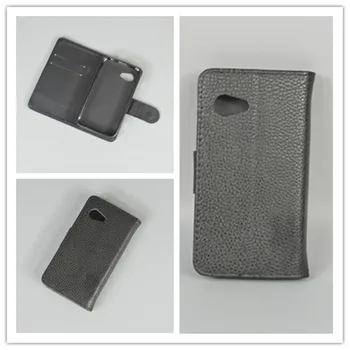 For Micromax Bolt A79 Lichi Tekstur Læder taske-Etui Flip etui med 2-Kortholderen, og posen slot