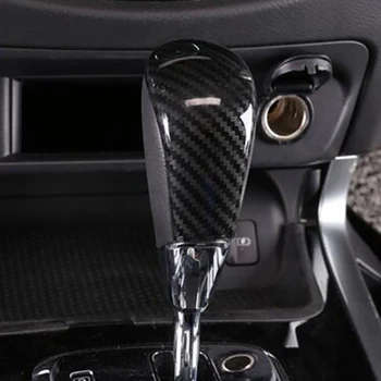 For Nissan Navara NP300-2020 Bil Gear Shift Knappen Panel Frame Dekoration Dække Trim Mærkat Tilbehør,Carbon Fibre