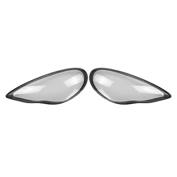 For-Porsche Panamera 2010-2013 Forlygte Shell Lampeskærm Gennemsigtig Linse Forlygter Dække