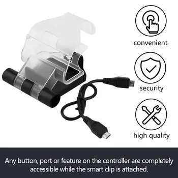 For PS4 Celle Mobiltelefon Smart Klip Klemme Holder Stand Beslag til PS4 Slank PS4 Pro Game Controller With USB
