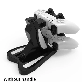 For PS5 Håndtere Tænde Lys Opladning Stå for PS5 Oplader til PS5 Håndtag, Beslag Beslag Dobbelt Oplader