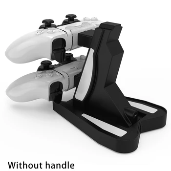 For PS5 Håndtere Tænde Lys Opladning Stå for PS5 Oplader til PS5 Håndtag, Beslag Beslag Dobbelt Oplader