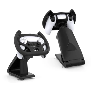 For PS5 Real Racing Game Controller Stå Rattet Fire Suckers Forbedret spiloplevelse, Fremragende Hjul