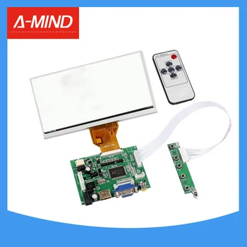 For Raspberry Pi Banan Pi Orange Pi LCD-Skærm TFT-LCD-Skærm AT070TN90+Kit HDMI VGA Indgang Driver yrelsen