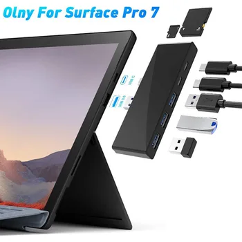 For Surface Pro 7-Dockingstation USB Type C Surface Pro 7-i-1-Hub for Surface Pro 7 Tilbehør