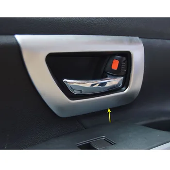 For Suzuki S-Cross Scross SX4 2016 2017 Bil Krop Stick Trimmer ABS Chrome Bil Døren Indre Indbygget Håndtag Skål Armlæn 4stk