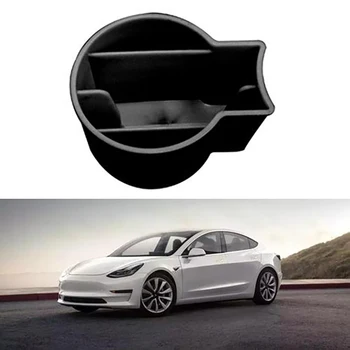 For Tesla Model 3 2017-2020 Center Konsol Vand kopholder Panel opbevaringsboks Påmontering af Indehaveren Bil Organiseret Bilen