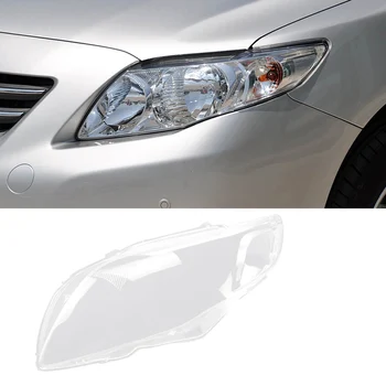 For Toyota Corolla 2007-2009 Par bilforlygte Cover Transparent Lampeskærm Shell (Venstre + Højre )