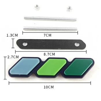 For Toyota Tacoma 4Runner Tri-Color 3 Gitter Badge-LOGO Klistermærker
