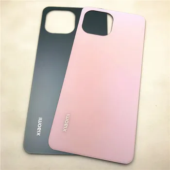 For Xiaomi Mi 11 Lite Tilbage Batteriets Cover Glas Bagpanel Boliger Dække Med Selvklæbende Mærkat Udskiftning