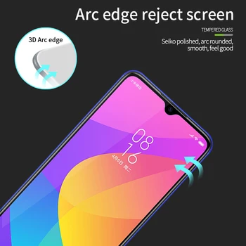For Xiaomi Mi CC9 Glas Hærdet Oprindelige MOFi 3D Buede Fuld Dækning Beskyttende Film Til Xiaomi Mi CC9e CC9 E-Glas