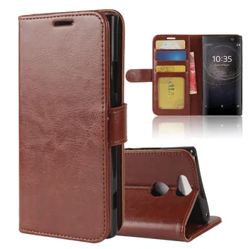 For Xperia XA2 Plus Læder taske Til Sony Xperia XA2 tilfælde Flip Stå Wallet-Phone Cover Til Sony Xperia XA2 Ultra telefonen Sag