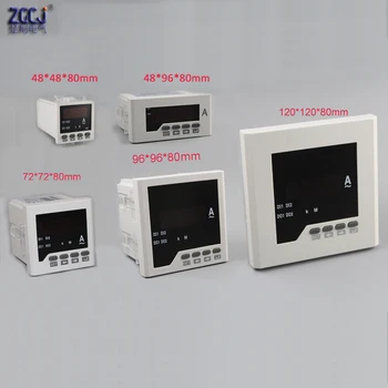 Forskellige dimensioner digitalt amperemeter type Panel enkelt fase digital amperemeteret digital antal vise den aktuelle meter instrument