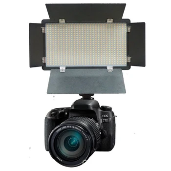 Fotografering 600 LED-Perler Video Lampe Panel 3300K-5600K 40W 3600LM Dæmpes til Kamera, Video DV-Camcorder