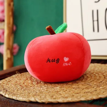 Frugt plys legetøj familie dukke sød og dejlig pige Banan æble gulerod vandmelon Peber modellering