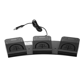 FS2020U1 USB-Foot Switch Control-Tasten nede, Tilpasset Computerens Tastatur Action Pedal for Udstyr, Instrumenter, Computere Kontor