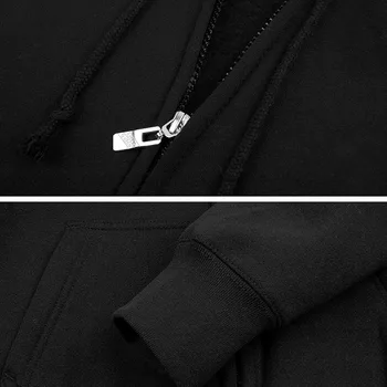 FSB Sweatshirts til Mænd Føderale Security Bureau Print Bomuld Fleece Hoodie-Lynlås Politiet Frakke Kvinder Streetwear Tøj