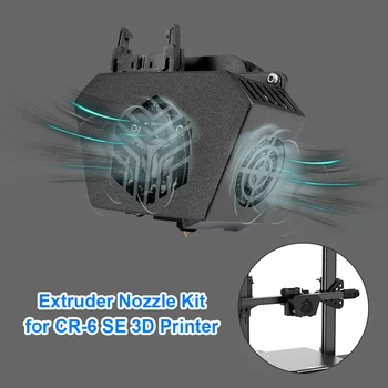 Fuld Monteret Dyse Ekstruder Kit Komplet Sæt for CR-6SE Ekstruder Kit Dual Fan Stive 3D-Printer Dyse Tilbehør