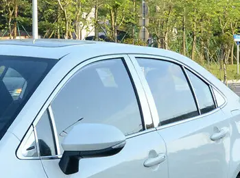 Fuld Vindueskarmen + Center Søjle Dækker Trim For Toyota Corolla E210 Sedan 19-20