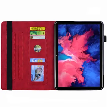 Funda For Lenovo P11 Tilfælde Tablet Blomst 3D Relief Wallet Læder Cover Til Lenovo Fanen P11 P11 Pro Tilfælde Coque TB-J606F TB-J706F