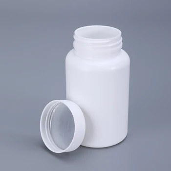 Fødevaregodkendt 200ML Genpåfyldelig flaske Medicin Kapsel Pille Dispensering Container tabletter vitaminer Emballage flaske 20PCS