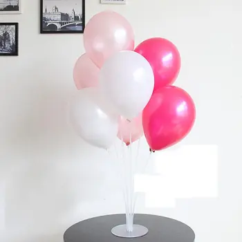 Fødselsdag Part Dekorationer Plast Balloner Stå Tabel Svævende Ballon Støtte Rack Til Bryllupsfest Ballonvognen