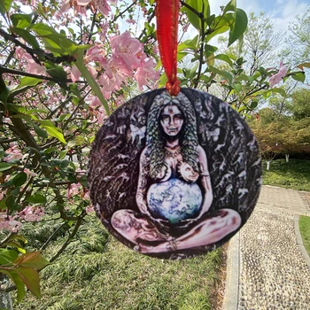 Gaia-træ-Moder Jord Tag Hjem Indretning Tilbyder Kreativ Mor, Jordens Gudinde Statuen Køkken Familie Bil Bærbare Dekoration