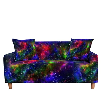 Galaxy Stjerneklar Udskrivning Elastisk Sofa Dækning for Stue Spandex L-Formet Sofa Slipcovers Lænestole Dække Sofa Protector