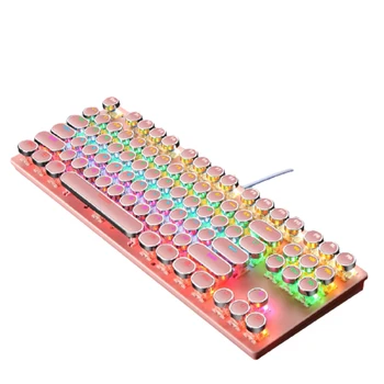 Gaming Mekanisk Tastatur Kablede Blå-Aksen Mekanisk Tastatur RGB LED bagbelyst Tastatur Til PC Gamer Computer