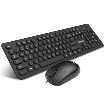 Gaming Tastatur Kabel USB Multimedie Tastatur Mus Kombinationer 104 Nøgler Tastatur, Mus Sæt til Desktop, Laptop, Tablet Drop Shipping